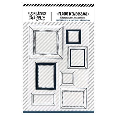 Florileges Design Embossing Folder Mur De Cadres