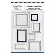 Florileges Design Embossing Folder Mur De Cadres