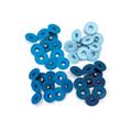 40 EYELETS WE R MEMORY (1,3 CM ) BLUE