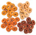 40 EYELETS WE R MEMORY (1,3 CM ) ORANGE