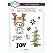 Fabiola Giardinaro Clear Stamp A6 Reindeer Snowman