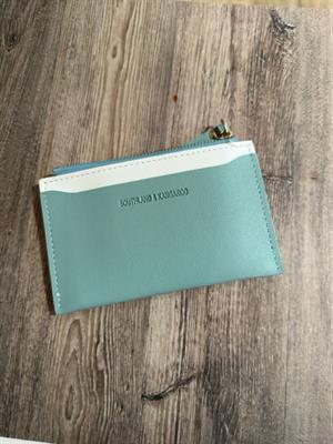 PORTAMONETE AZZURRO+ PORTA TESSERE