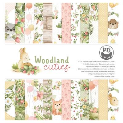 P13 - WOODLAND CUTIES Paper Pad 30x30cm