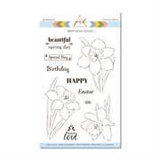 Tampons Transparent - Serenity - Narcissus - PaperNova Design