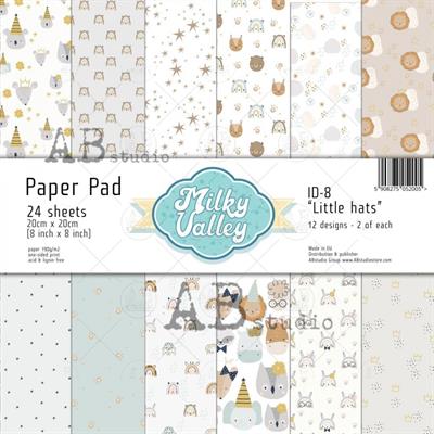 PAPER PAD  LITTLE HART - MILKY VALLEY 
													20X20
