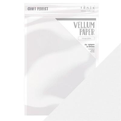 Tonic Studios Cartoncino A4 Vintage White Vellum