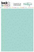 Carpeta embossing lunares Back to Basics