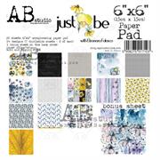 Paper pad 6 x 6 - 22 sheets Just be
