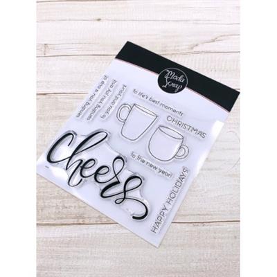 Modascrap Clear Stamps MSTC 1-046 CHEERS