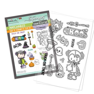Scary Boo Clear Stamps (PD8161)