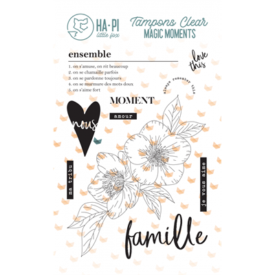 Tampons clear Famille je vous aime - HA PI Little Fox