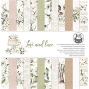 Pad de papiers Love and lace, 12x12 - P13