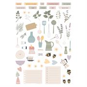 MODASCRAP DIE CUT - HERBS AND FLOWERS 61pz