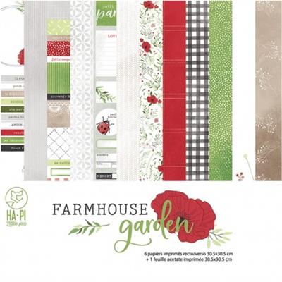 HA-PI Little Fox Farmhouse Garden Collection Kit + Acetato 30x30cm