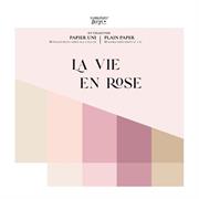 Florileges Kit Carte Monocolore LA VIE EN ROSE 30x30cm