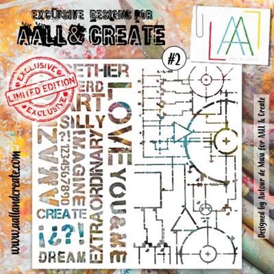 AALL & CREATE STENCIL #2