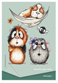 Vaessen Creative • Timbri Trasparenti Guinea Pigs 1 7pz
