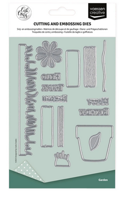 Vaessen Creative • Fustelle da Taglio e Gffratura Garden 15pz