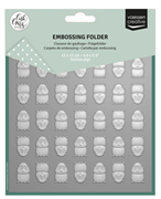 Vaessen Creative • Cartelle per Embossing Porcellini d'India 15x15cm
