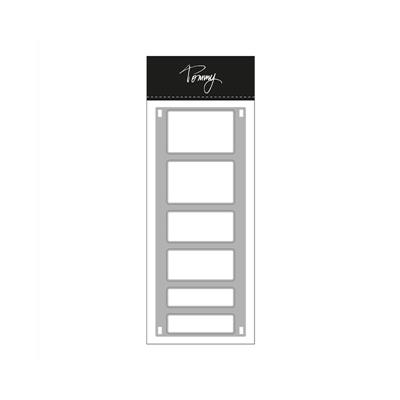 TOMMY Fustella Basic die - Rectangular Labels