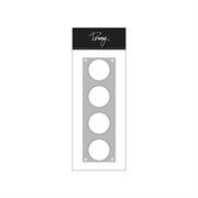 TOMMY Fustella Basic die - 3,8cm Circle Labels