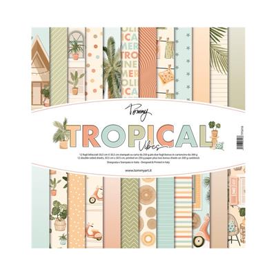 Tommy Paper Pack Tropical Vibes 250g + 2 fogli da 300g