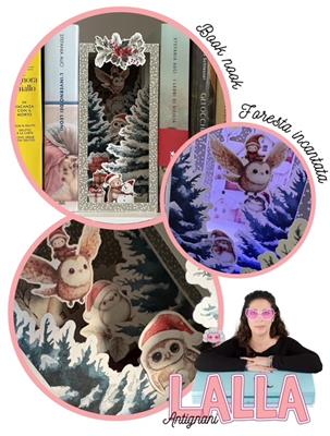 Scrap ai tempi del plotter 
													Book nook FORESTA INCANTATA 
													di Lalla Antignani