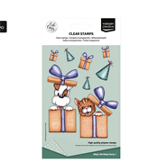 Vaessen Creative • Timbre Trasparenti Odey's Birthday Party 1 10pz