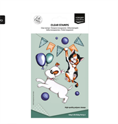 Vaessen Creative • Timbre Trasparenti Odey's Birthday Party 2 12pz