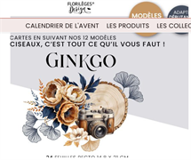 FLORILEGES Kit créatif 12 cartes GINKGO