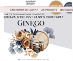 FLORILEGES Kit créatif 12 cartes GINKGO