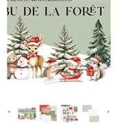 Kit créatif 15x20 LA TRIBU DE LA FORÊT