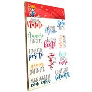 CLEAR STAMP - FRASETTE NATALIZIE  GCS 24-185