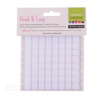 QUADRATI DI VELCRO 10X10 MM  64 PCS