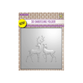 Nellie's Choice • 3D Embossing Folder Christmas Reindeer