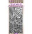 Nellie Snellen Flower Lillies Slimline 3D Embossing Folder