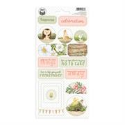 P13 CHIPBOARD STICKERS 02 - WOODLAND CUTIES