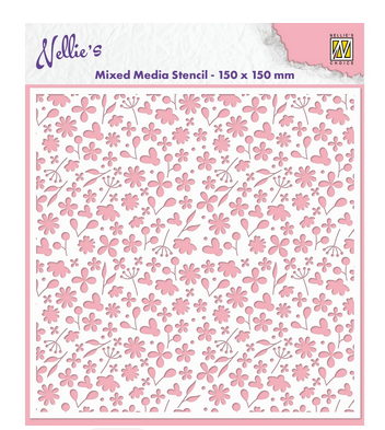 Nellie's Choice • Stencil Spring Flowers