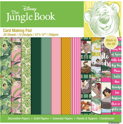 The Jungle Book 12x12 Inch Card Making Pad