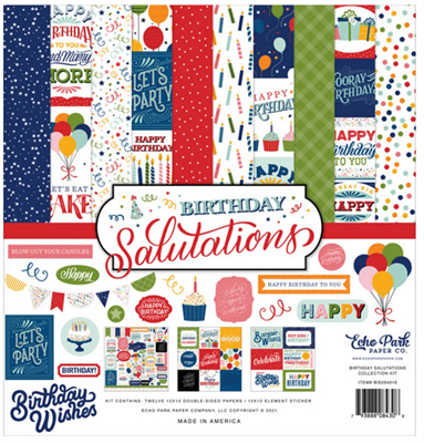 Birthday Salutations 12x12 Inch Collection Kit