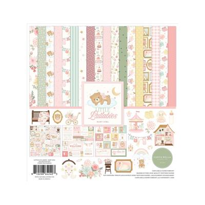 Carta Bella Little Lullabies Baby Girl Paper Pad 30x30cm