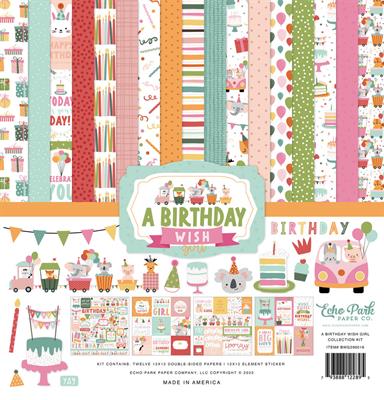 A Birthday Wish Girl 12x12 Inch Collection Kit