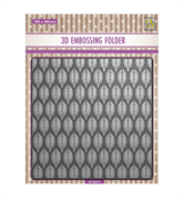 Cartella per Embossing Sfondo Foglie 15x15cm