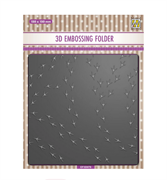 Cartella per Embossing Sfondo Zampe Di Uccello 15x15cm