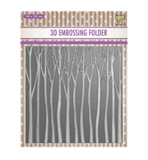 Cartella per Embossing Sfondo Alberi 15x15cm