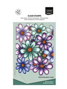 Vaessen Creative • Timbro Trasperente by Carla Creates Background Flowers