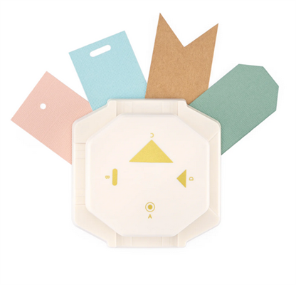 Vaessen Creative • 4-in-1 Perforatore per Angoli Etichette Retrò