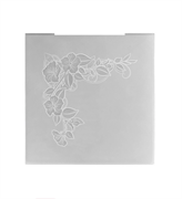 Cartella per Embossing Angoli Fiore Quadrato 15x15cm