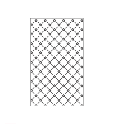Cartella per Embossing Griglia di Fiori