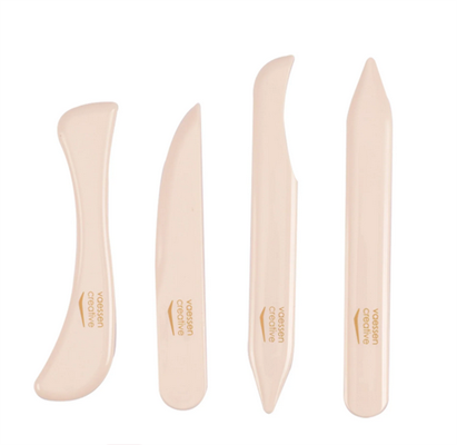 Vaessen Creative • Set di Stecca D’osso 4 pezzi